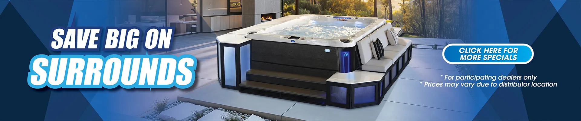 Calspas hot tub being used in a family setting - Largo
