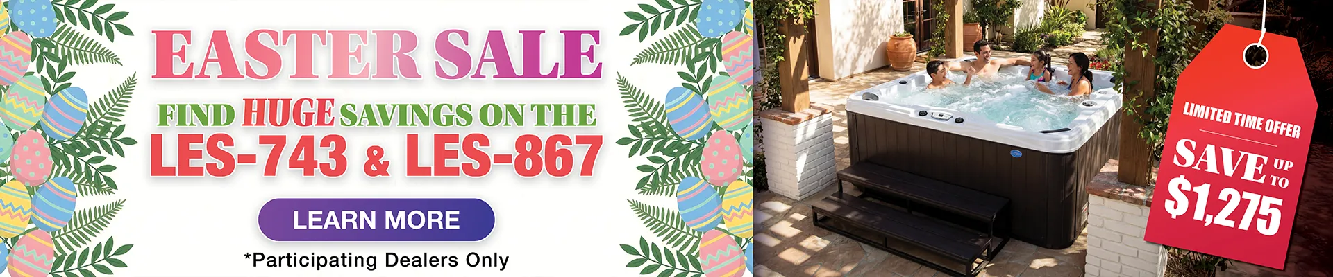 Calspas hot tub being used in a family setting - Largo