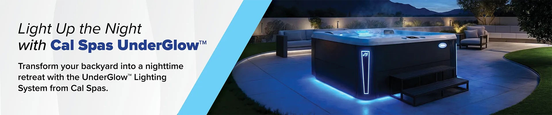 Calspas hot tub being used in a family setting - Largo